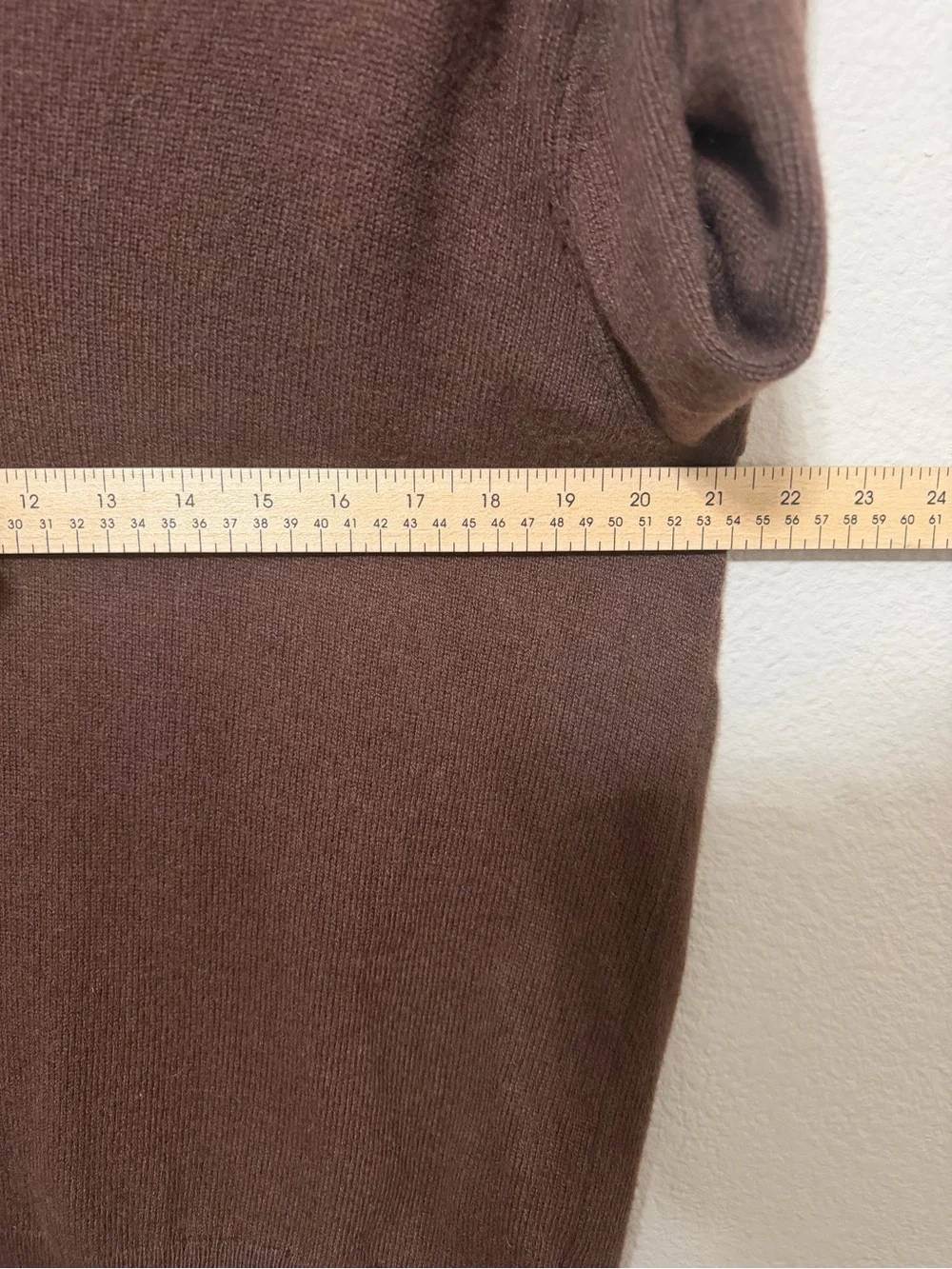 J. Crew Men's Chocolate Brown Shawl Collar Cardigan Sweater Wool Blend Size XL
